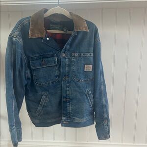 Ralph Lauren Corduroy-Collar Denium Jacket